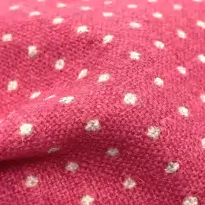 tissu pois pink