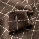 tissu carreaux camel