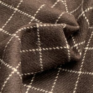 tissu carreaux camel