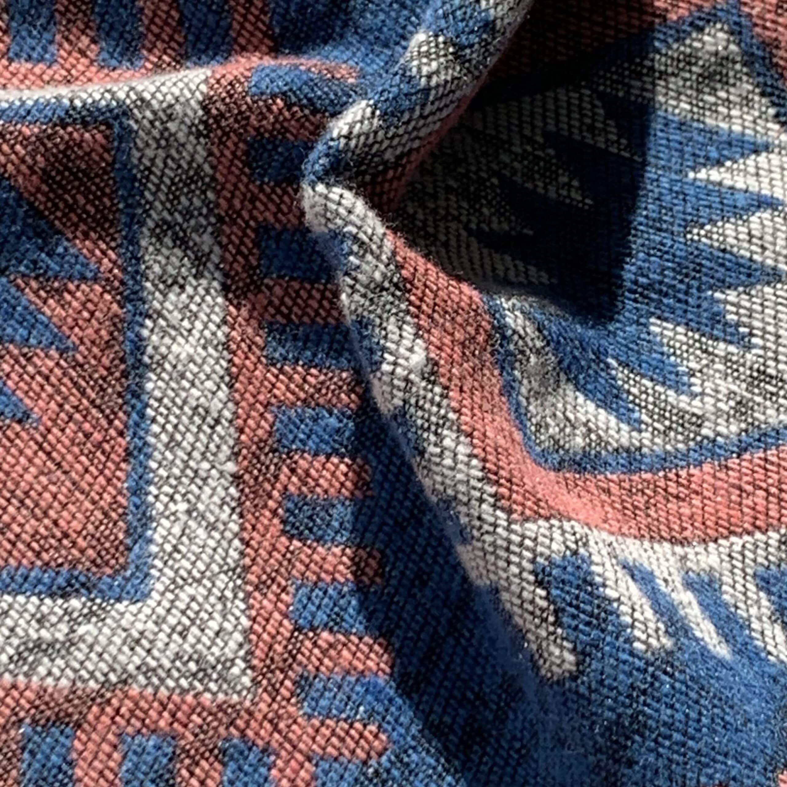 tissu carreux bleu marron (copie)