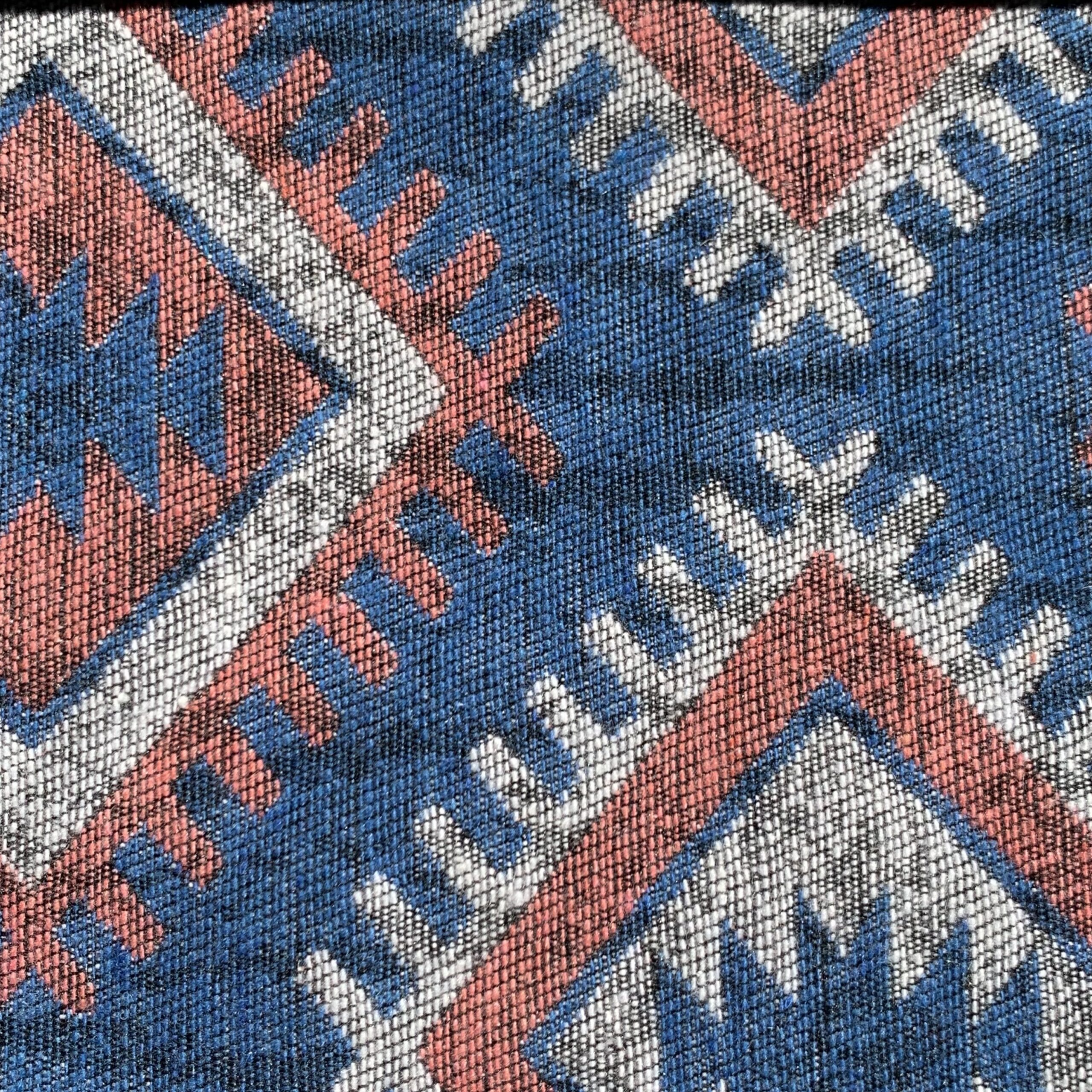 tissu carreux bleu marron (copie)