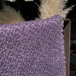 tissu texturé aubergine