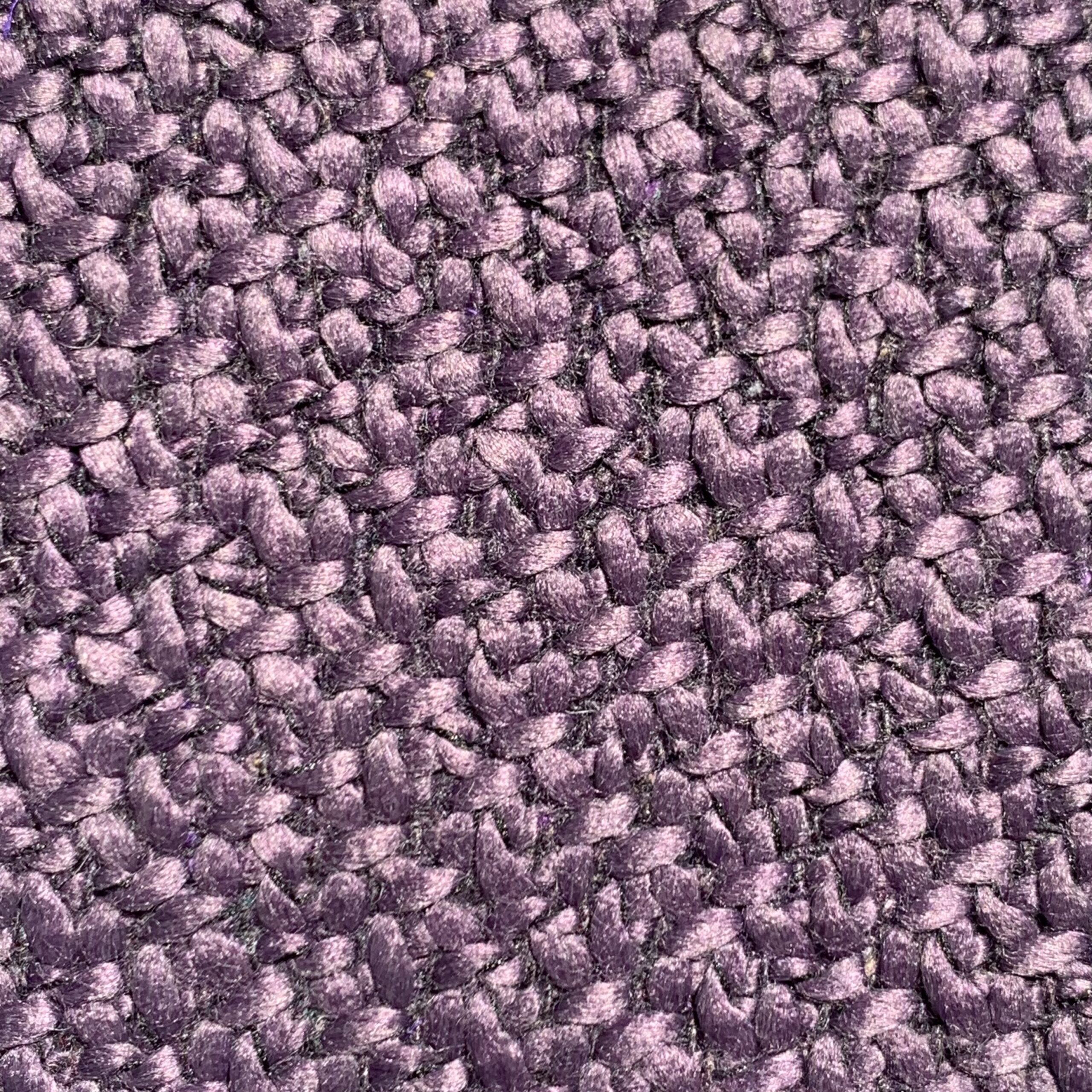 tissu texturé aubergine
