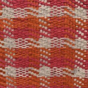 carreux texturé fushia, orange beige