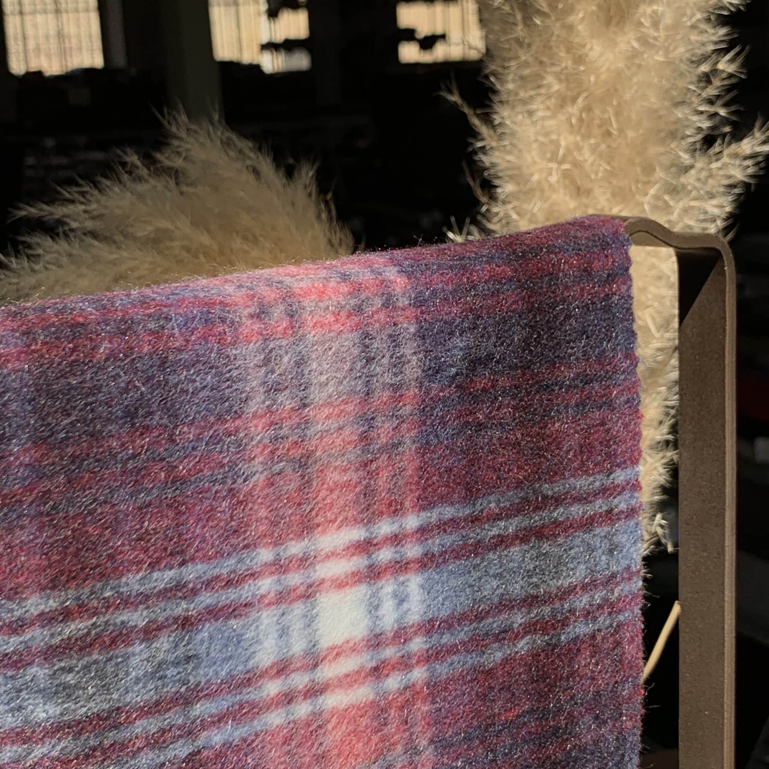 tissu carreux bleu marron (copie)