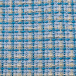 tissu tweed bleu mer