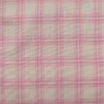 tissu carreaux vanille fraise