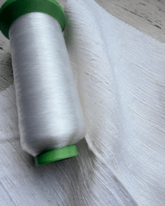 tissu coton blanc