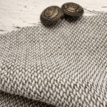 tissu faux-uni lin coton