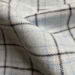 tissu carreaux bleu baby blue