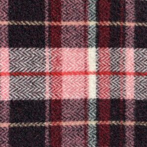tissu carreaux rose et rouge 989 a 3004