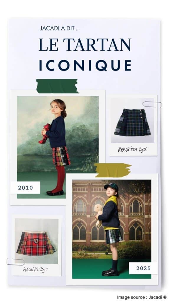 tissu tartan creation sur mesure par maison florin pour jacadi