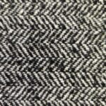 tissu chevrons noir et blanc