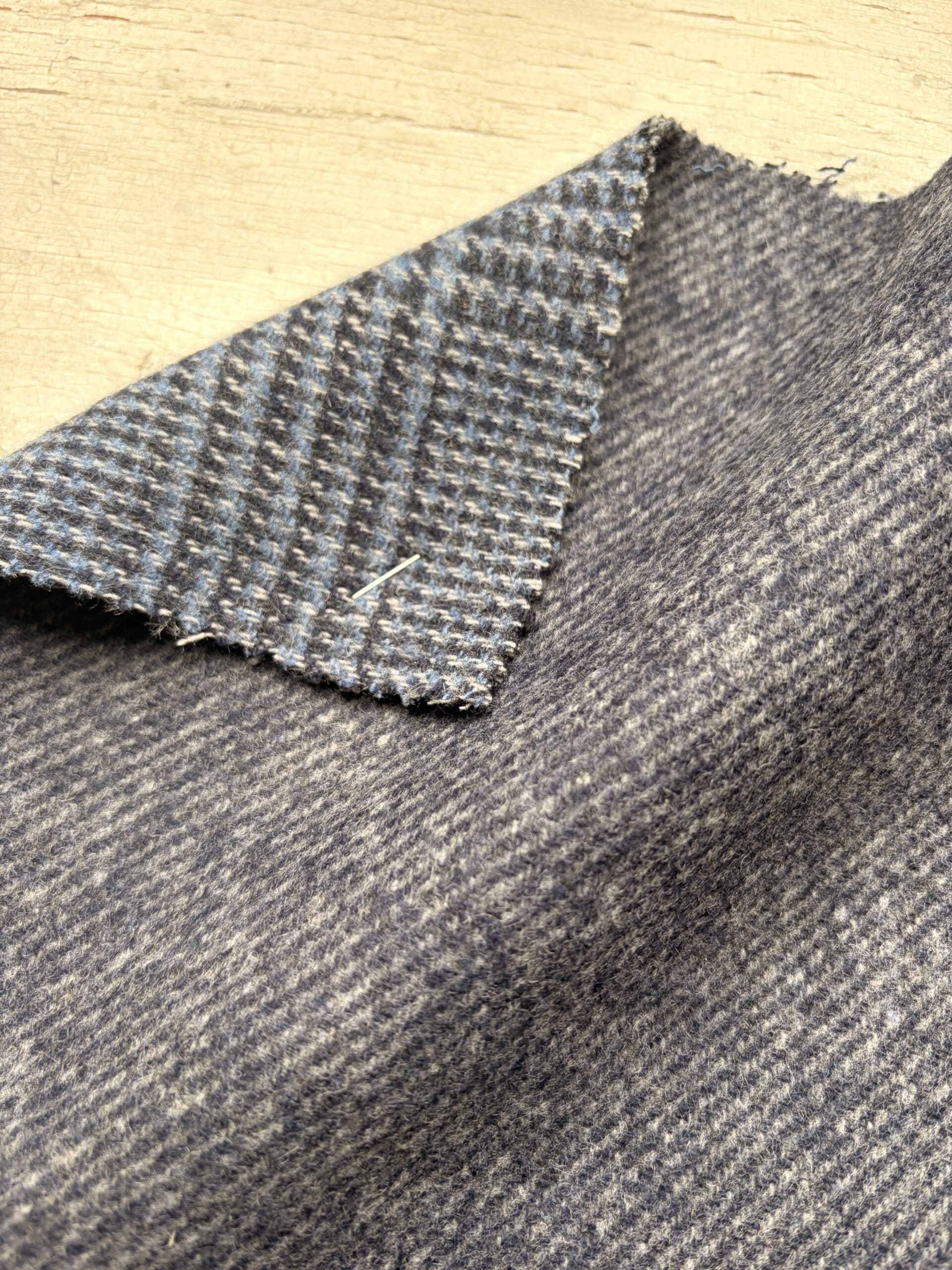tissu réversible bleu de minuit et vert (copie)