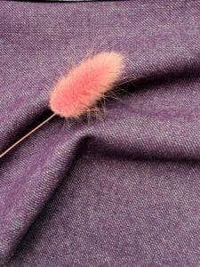 tissu flanelle mauve