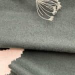 tissu flanelle vert sapin