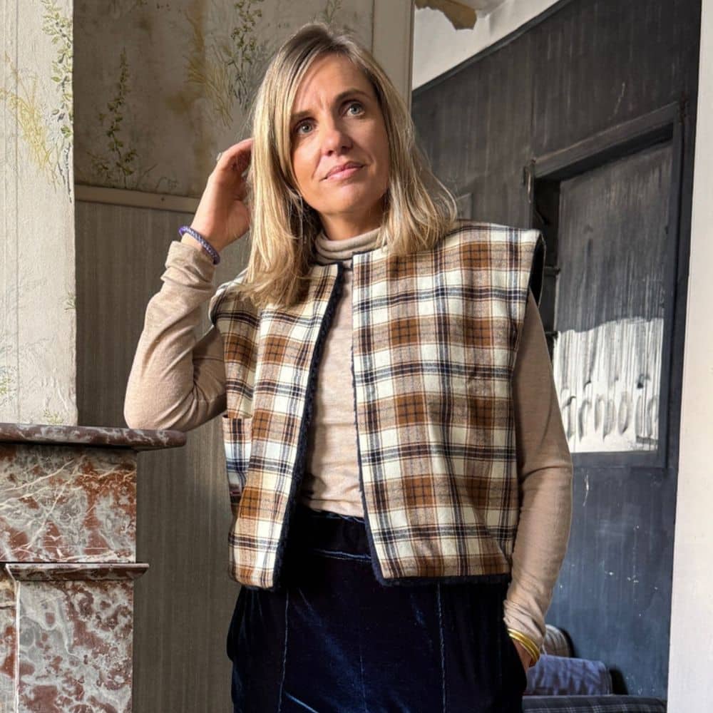 gilet gigi collaboration maison essentielle maison florin
