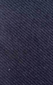 tissu diagonale bleu et noir
