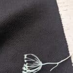drap de laine armuré noir