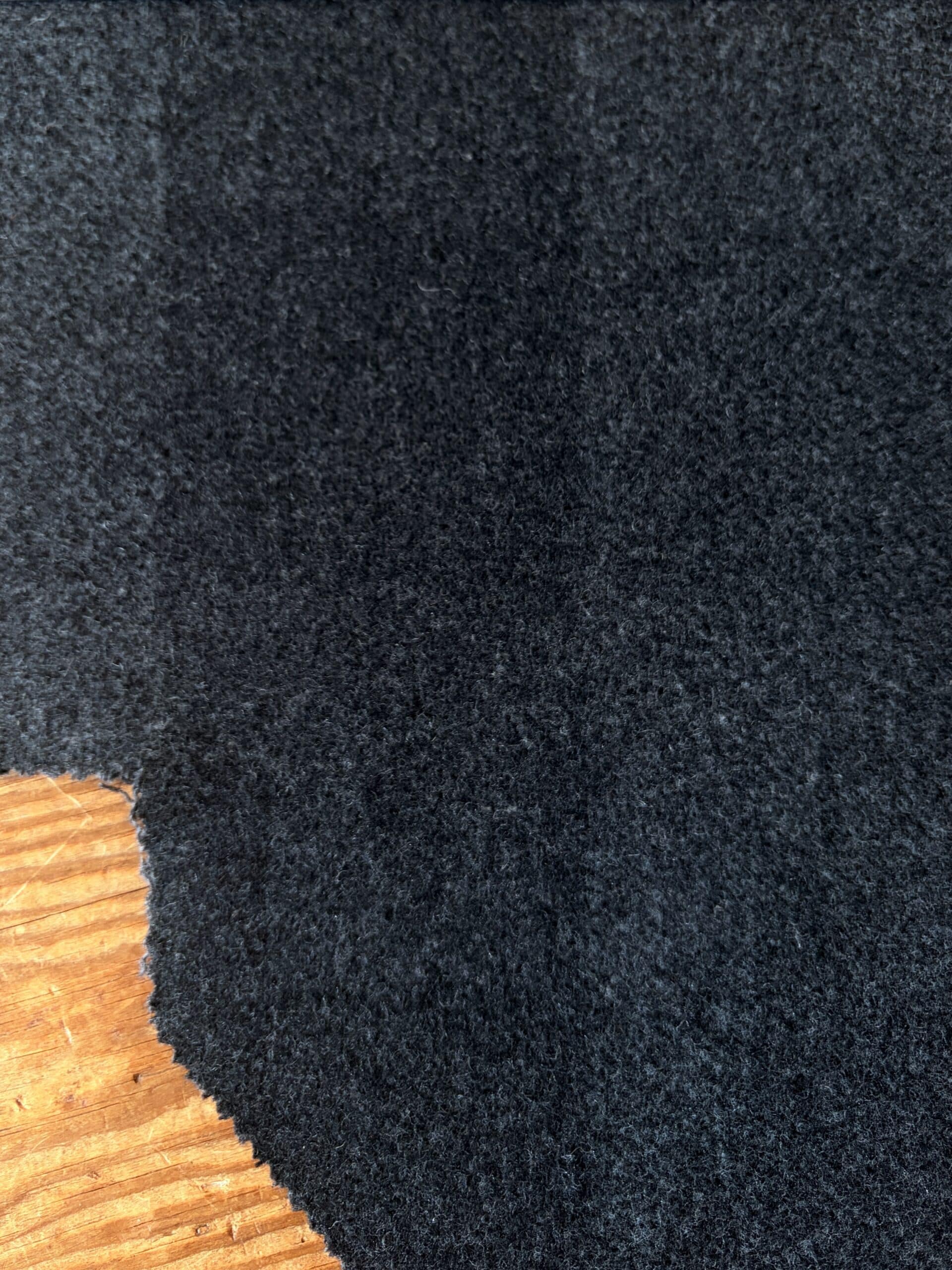 drap de laine damier noir & gris